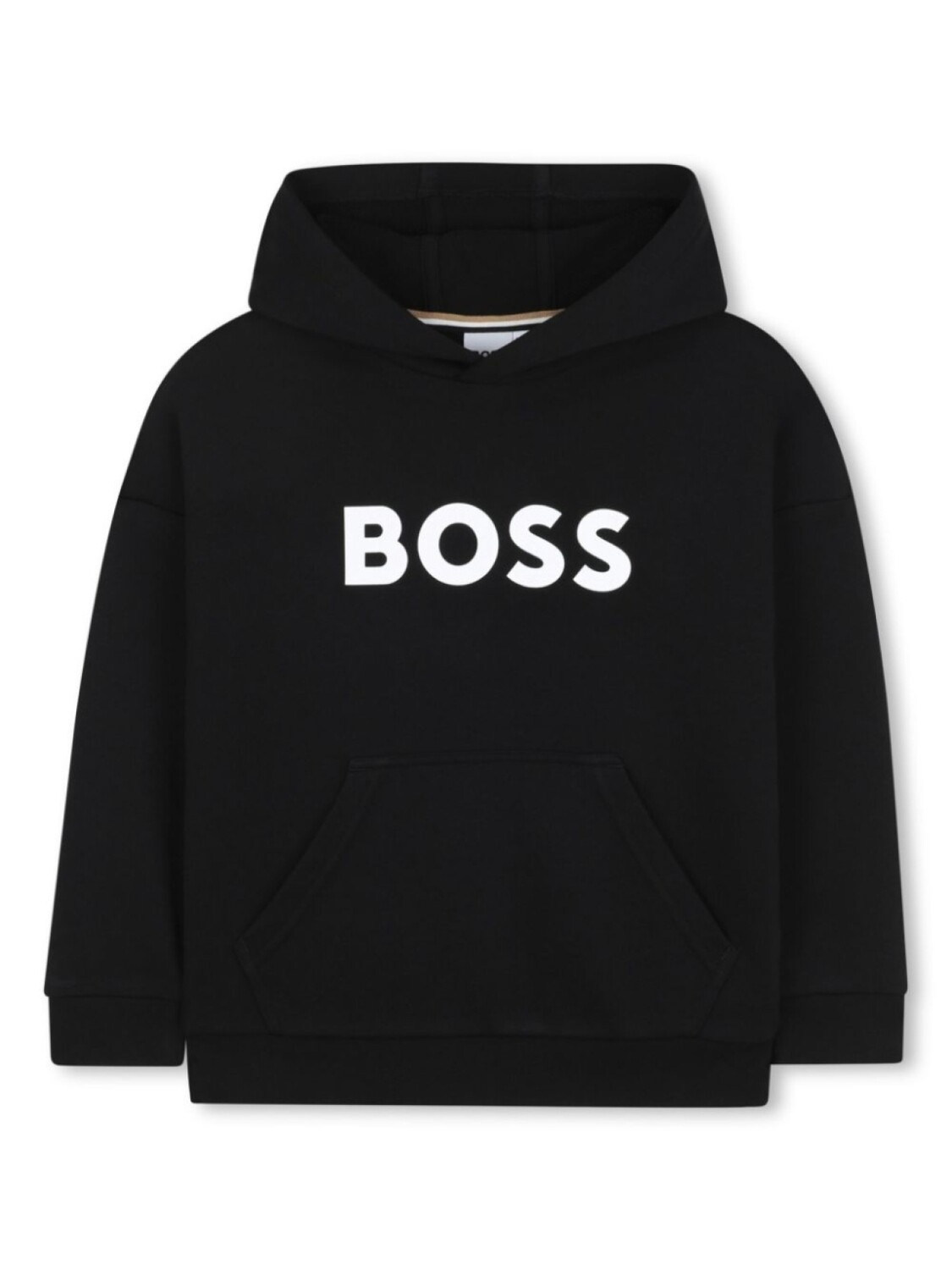 

BOSS Kidswear худи с логотипом, черный