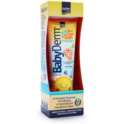 

Intermed Babyderm Kids Увлажняющий детский солнцезащитный крем и средство от насекомых 3 в 1 с SPF50 300 мл Fotopharmacy