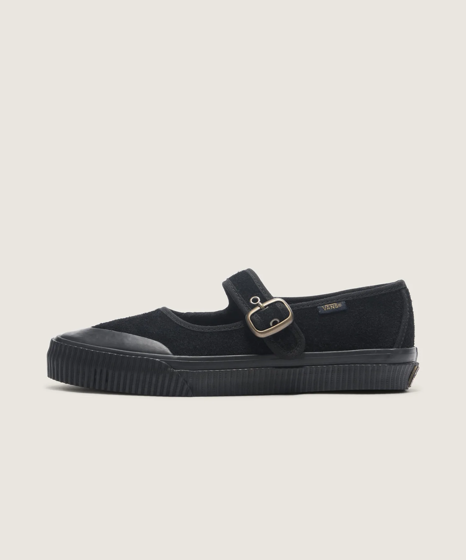 Женские кеды из натуральной кожи Mary Jane VANS PREMIUM чёрные — фото 3