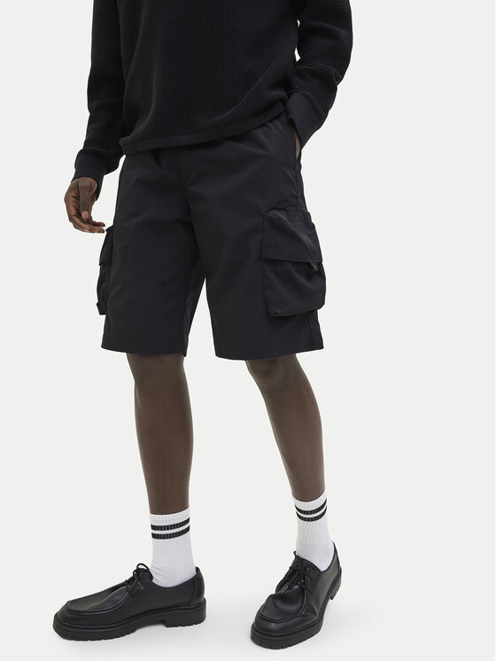 

Тканевые шорты карго-кроя Cole 12269386 Jack&Jones, черный