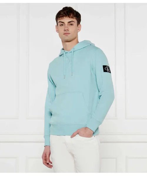 

Толстовка со значком Regular fit Calvin Klein Jeans, голубой