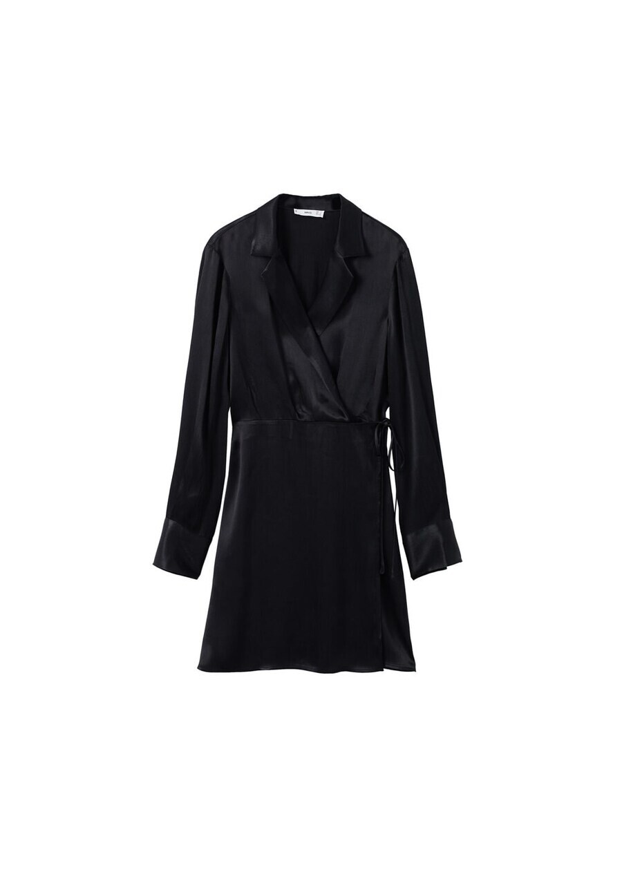 

Платье рубашка MANGO Shirt Dress Sabrina, черный