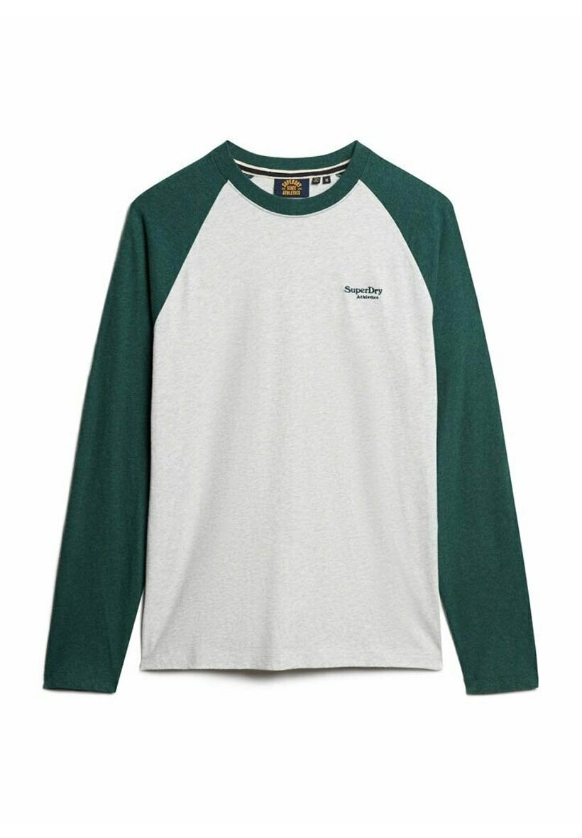 Топ с длинными рукавами ESSENTIAL BASEBALL Superdry, цвет glacier grey marl buck green marl — фото 3