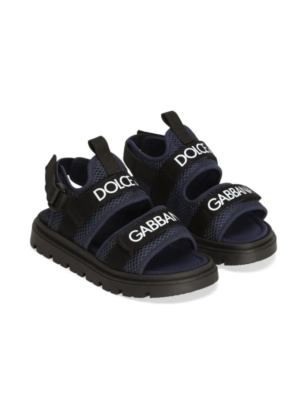 

Dolce & Gabbana Kids сандалии с логотипом, синий