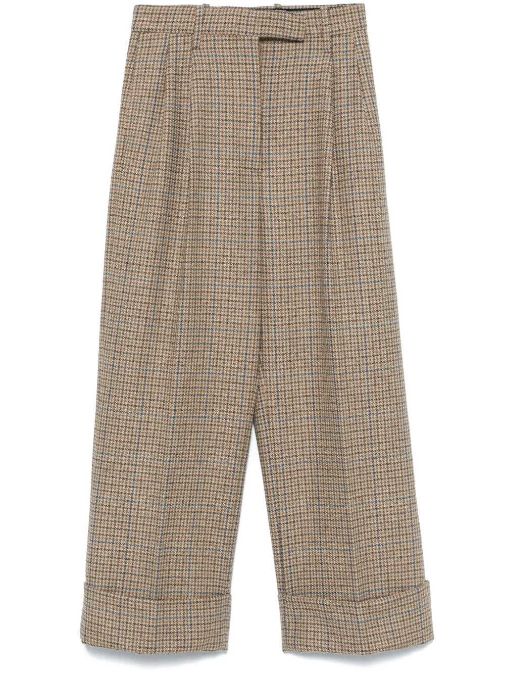 

Твидовые брюки Cheviot в клетку Ginclub THOM BROWNE, коричневый