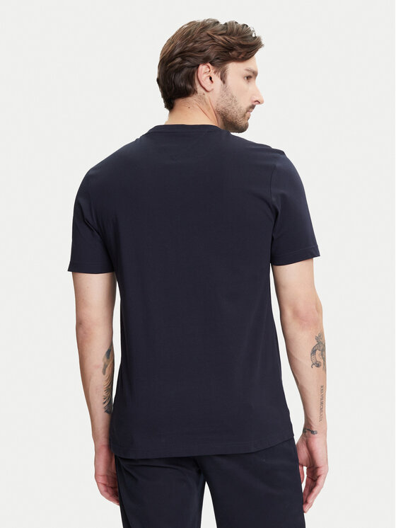 Футболка обычного кроя Brand Love MW0MW40324 Tommy Hilfiger, синий — фото 3