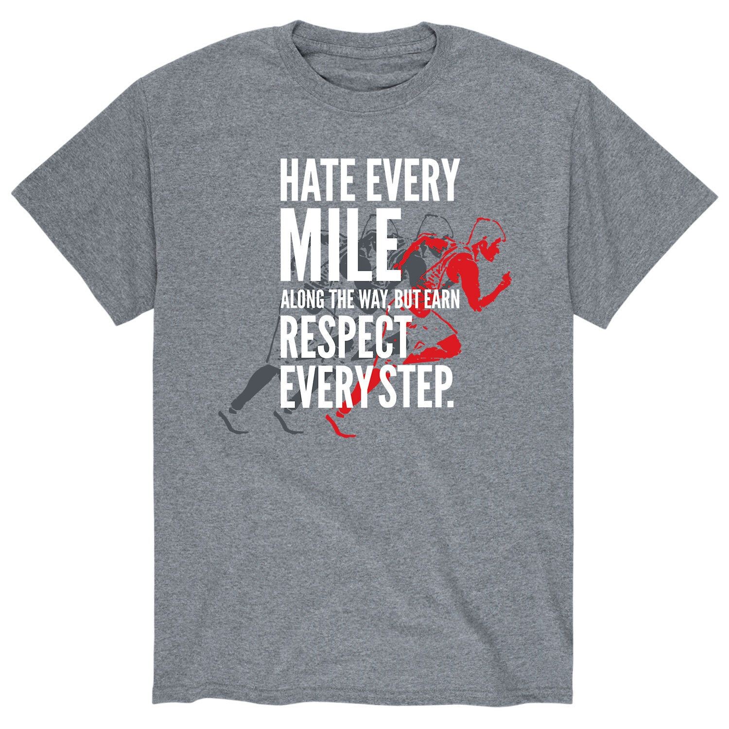 

Футболка Men's Hate Every Mile Along The Way Licensed Character