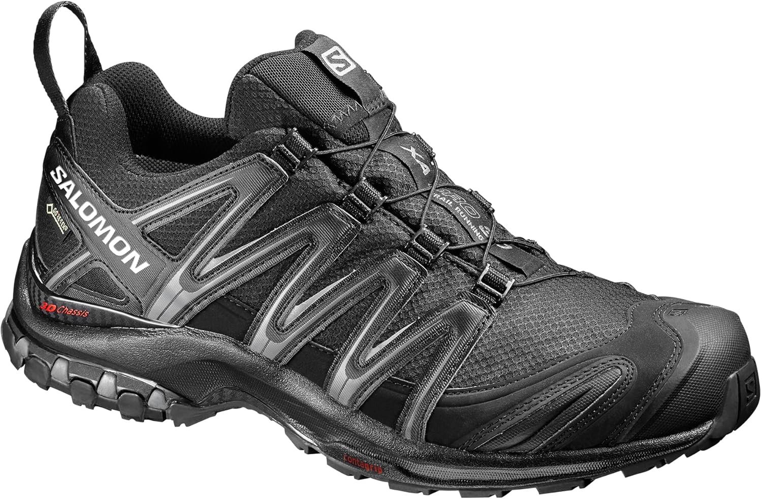 Мужские кроссовки для трейлраннинга Salomon XA PRO 3D Gore-Tex водонепроницаемые, черный — фото 3