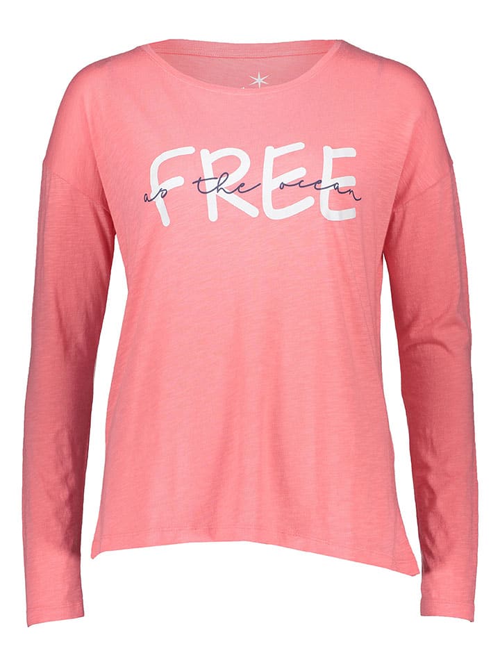 

Juvia Футболка с длинными рукавами кораллового цвета