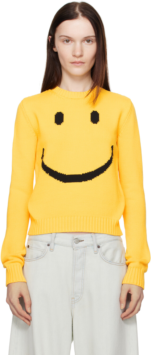 

Пуловер из хлопковой смеси Smiley Sweater Moschino