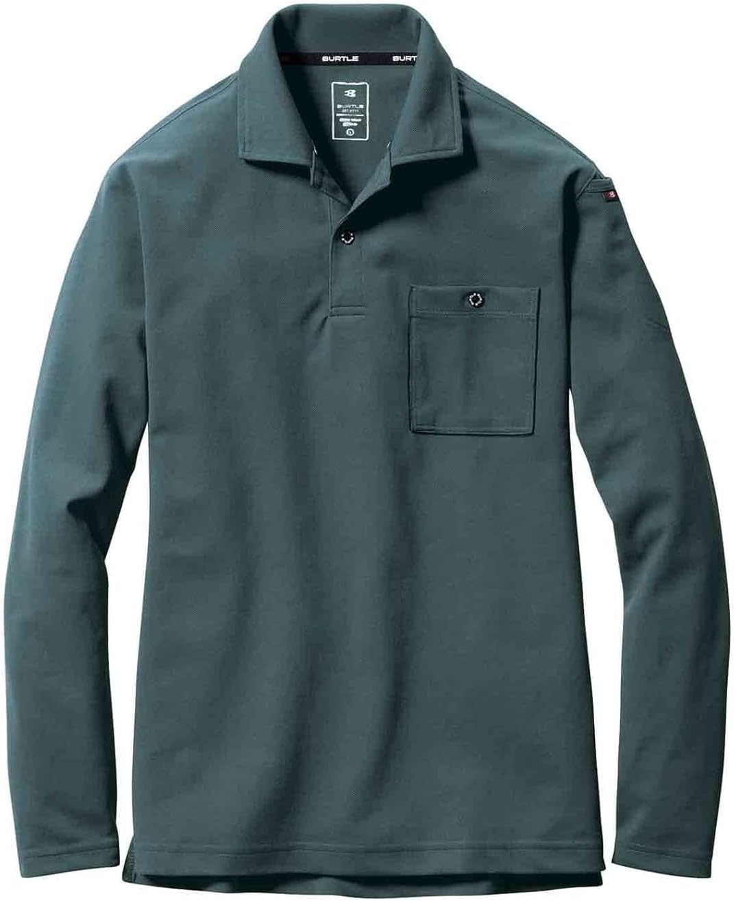 

Рубашка-поло с длинным рукавом BURTLE 665 (унисекс), эластичная, с дезодорирующим эффектом, зеленый
