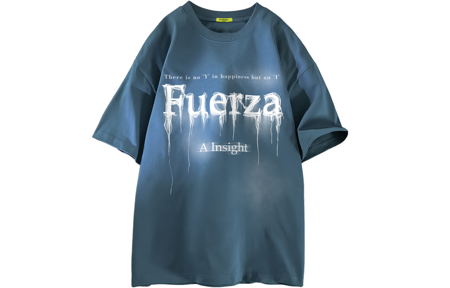 

Футболка унисекс FUERZA, серо-голубой, Синий, Футболка унисекс FUERZA, серо-голубой