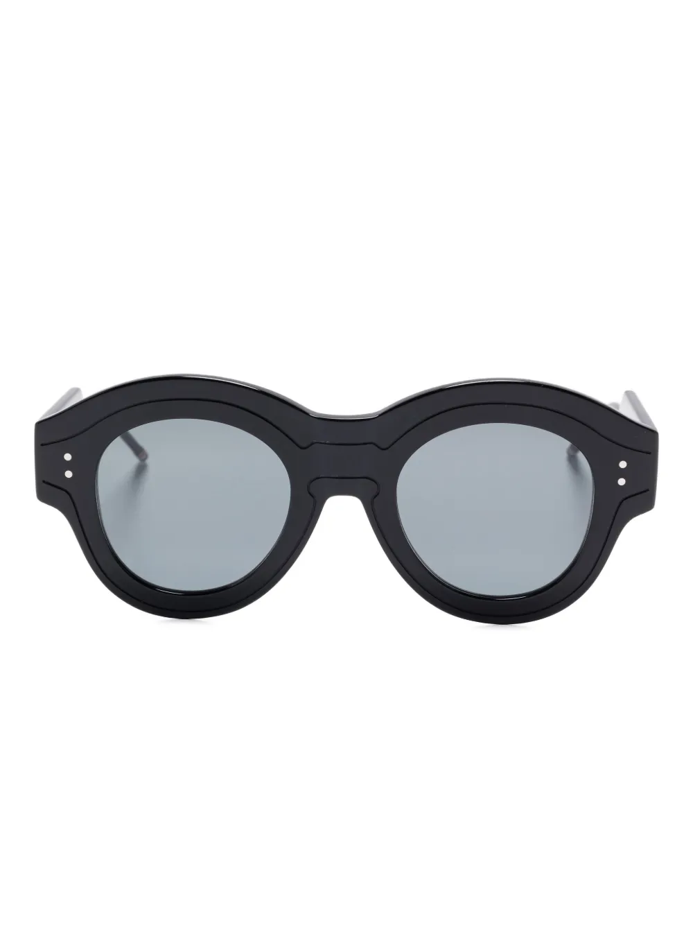 

Солнцезащитные очки в круглой оправе Thom Browne Eyewear, черный