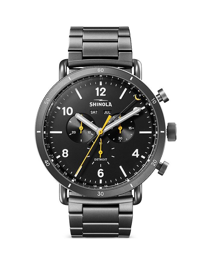 

Спортивные часы Shinola Canfield, 45 мм, серый