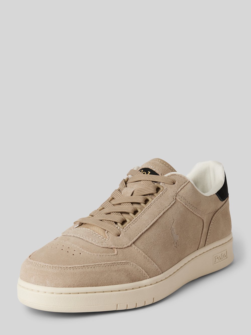 

Кроссовки с этикеткой, модель «POLO COURT SPORT» Polo Ralph Lauren, бежевый