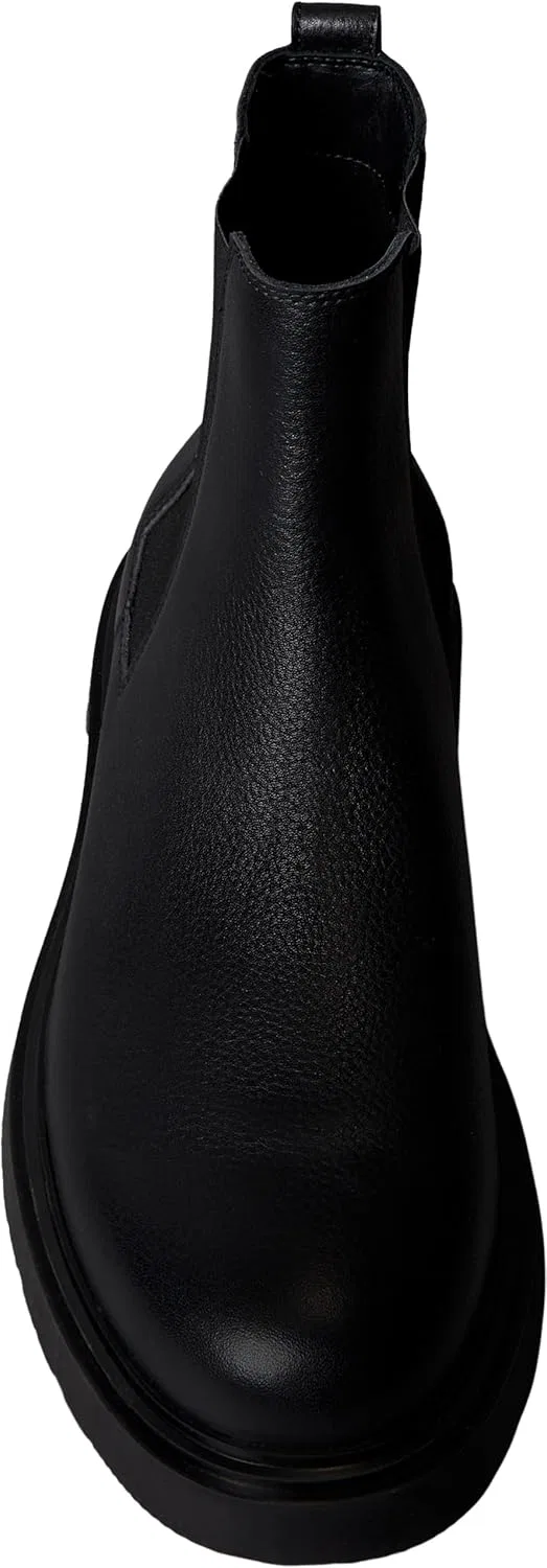 Мужские ботинки Calvin Klein Combat ESS Chelsea LTH Ym0ym01374 средней высоты, Black Triple Black — фото 4