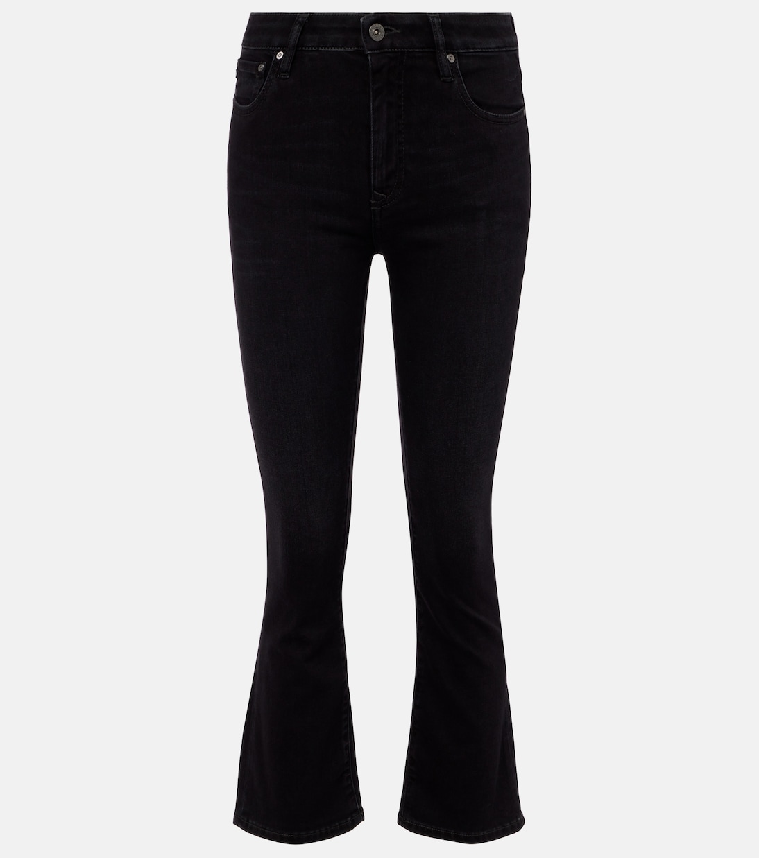 

Джинсы клеш Jodi укороченные AG Jeans, Washed Black