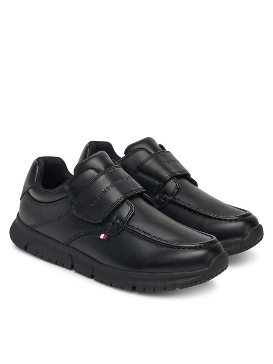 Полуботинки Low Cut Velcro Shoe T3B4-33176-1355 S Tommy Hilfiger, черный — фото 2