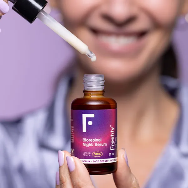 Сыворотка Freshly Cosmetics — Против морщин и следов акне Bioretinal Night Serum, 30 мл — фото 3