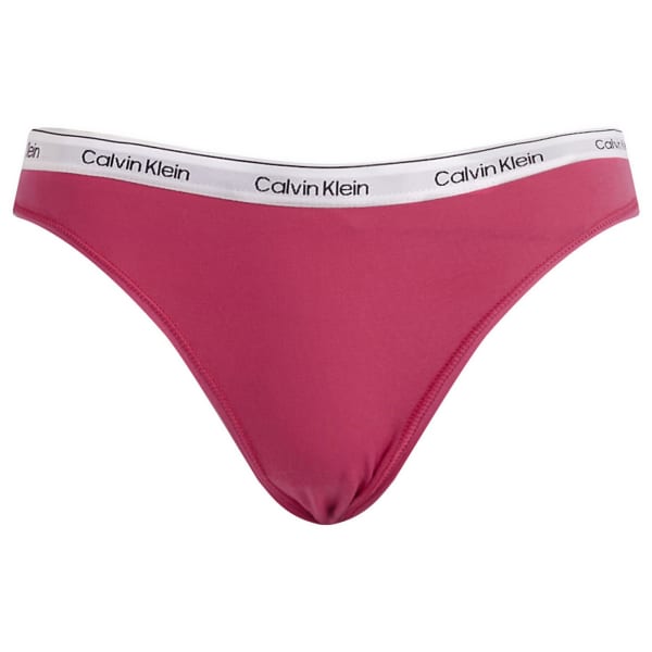 Трусики-Бикини Icon - комплект из 3 штук Calvin Klein, innuendo, темно-berry & белый — фото 3