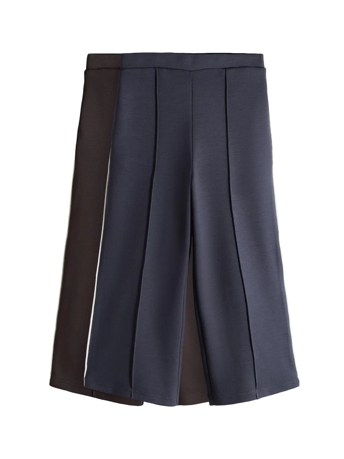 Обычные брюки The Set, Navy/Chocolate