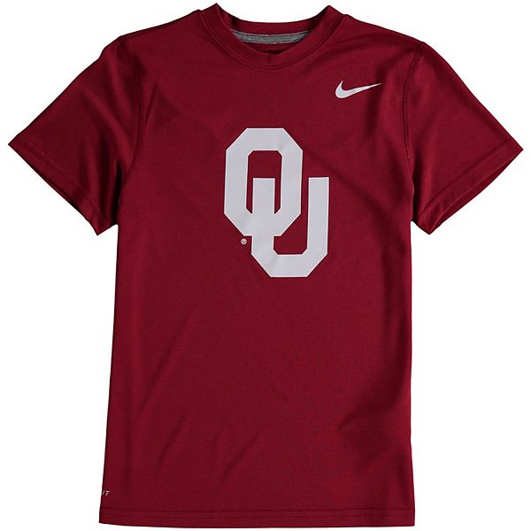 

Футболка oklahoma sooners crimson logo legend performance Nike