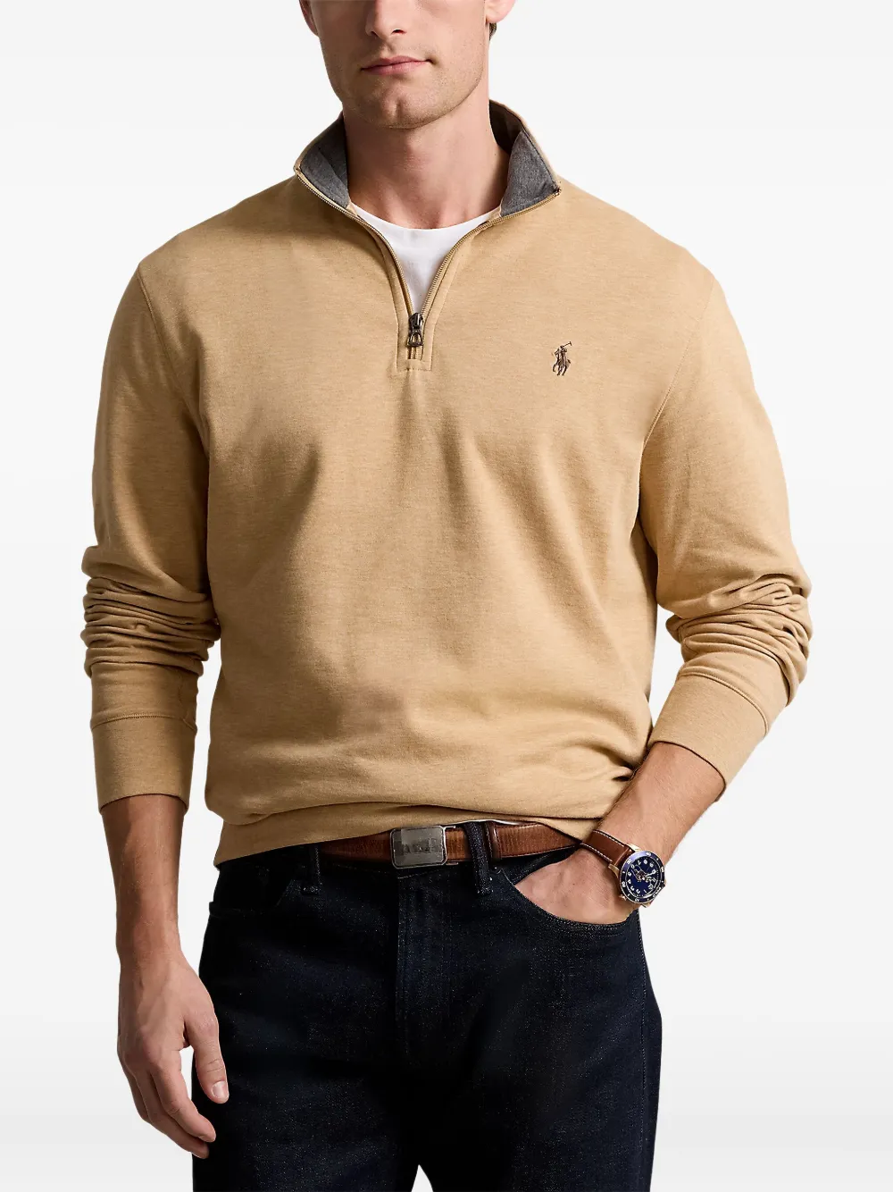 Толстовка с логотипом Polo Pony POLO RALPH LAUREN, нейтральный — фото 2