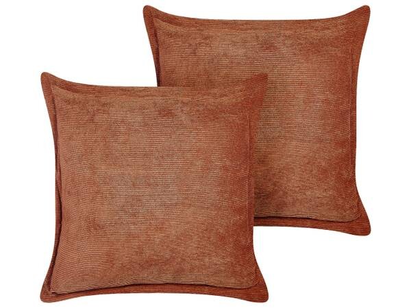 

Подушка Beliani 2 шт ZINNIA, 43x43x43 см цвет braun/sandbraun