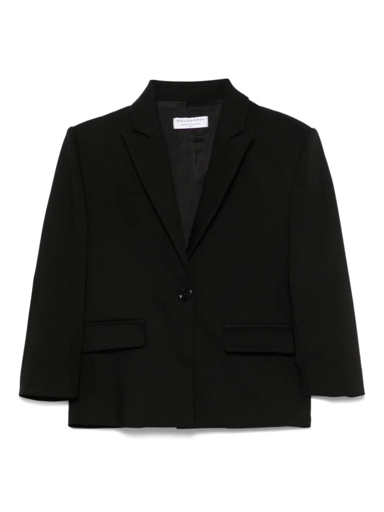 

Однобортный блейзер Philosophy Di Lorenzo Serafini Kids, черный