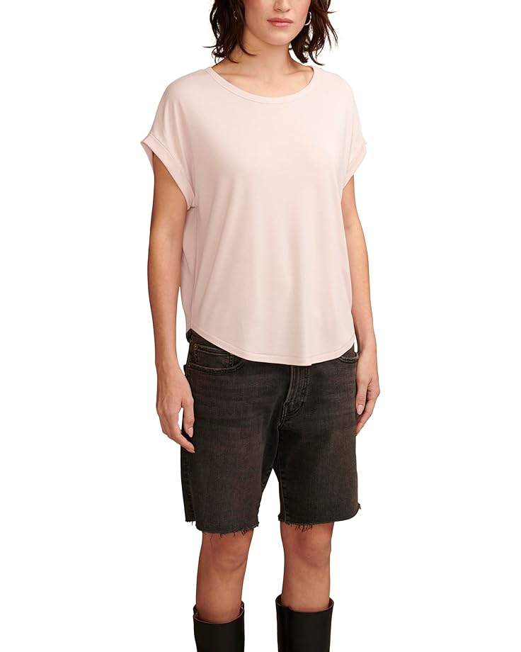 

Футболка Lucky Brand Short Sleeve Sandwash Dolman, цвет Shell Pink