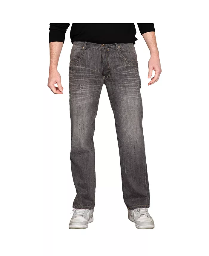 

Мужские джинсы премиум-класса Relaxed Bootcut с функциональными карманами Level 7, серый