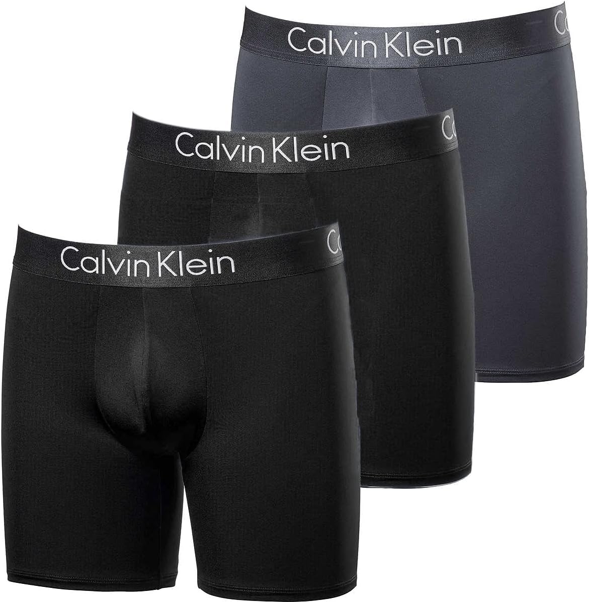 

Мужские трусы-боксеры Calvin Klein Micro Mesh, 3 пары, Black/Black/Grey