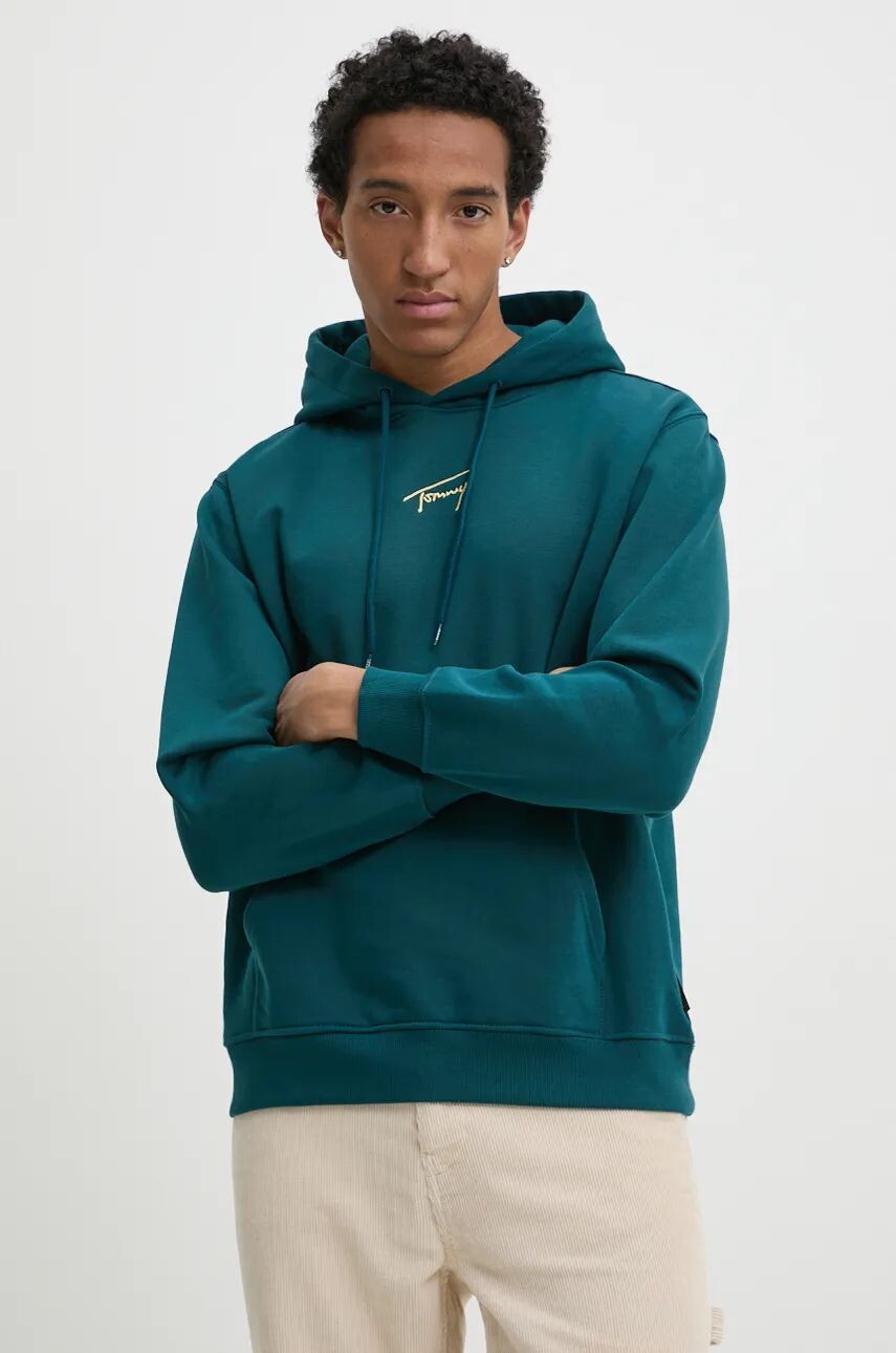 

Толстовка Tommy Jeans, бирюзовый