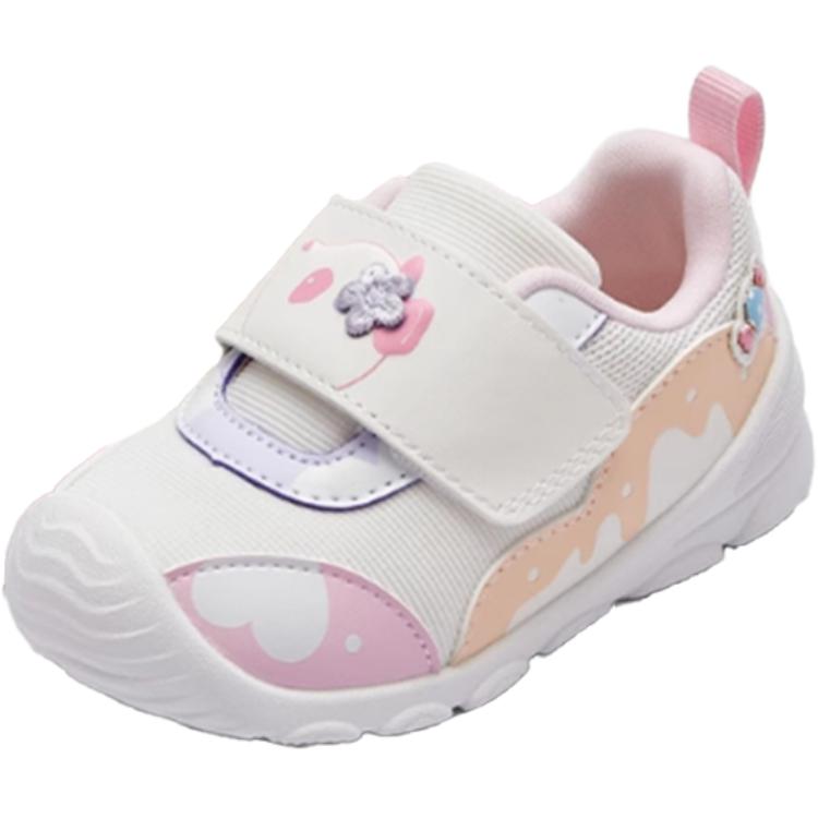 

Антискользящие износостойкие низкие детские туфли ACCOMPANY GROWTH для младенцев и малышей BALABALA, розовый/белый