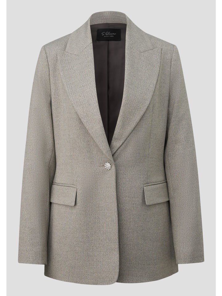 

s.Oliver Домашний пиджак цвета 94Q1_каменный серый