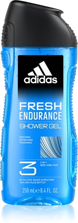 

Освежающий гель для душа 3 в 1 Adidas Fresh Endurance, 250 ml