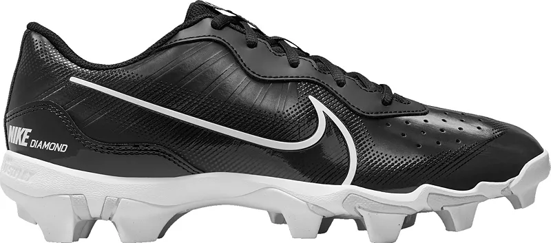 

Мужские бейсбольные бутсы Nike Alpha Huarache Keystone 4 RM, цвет Black/White/Pure Platinum