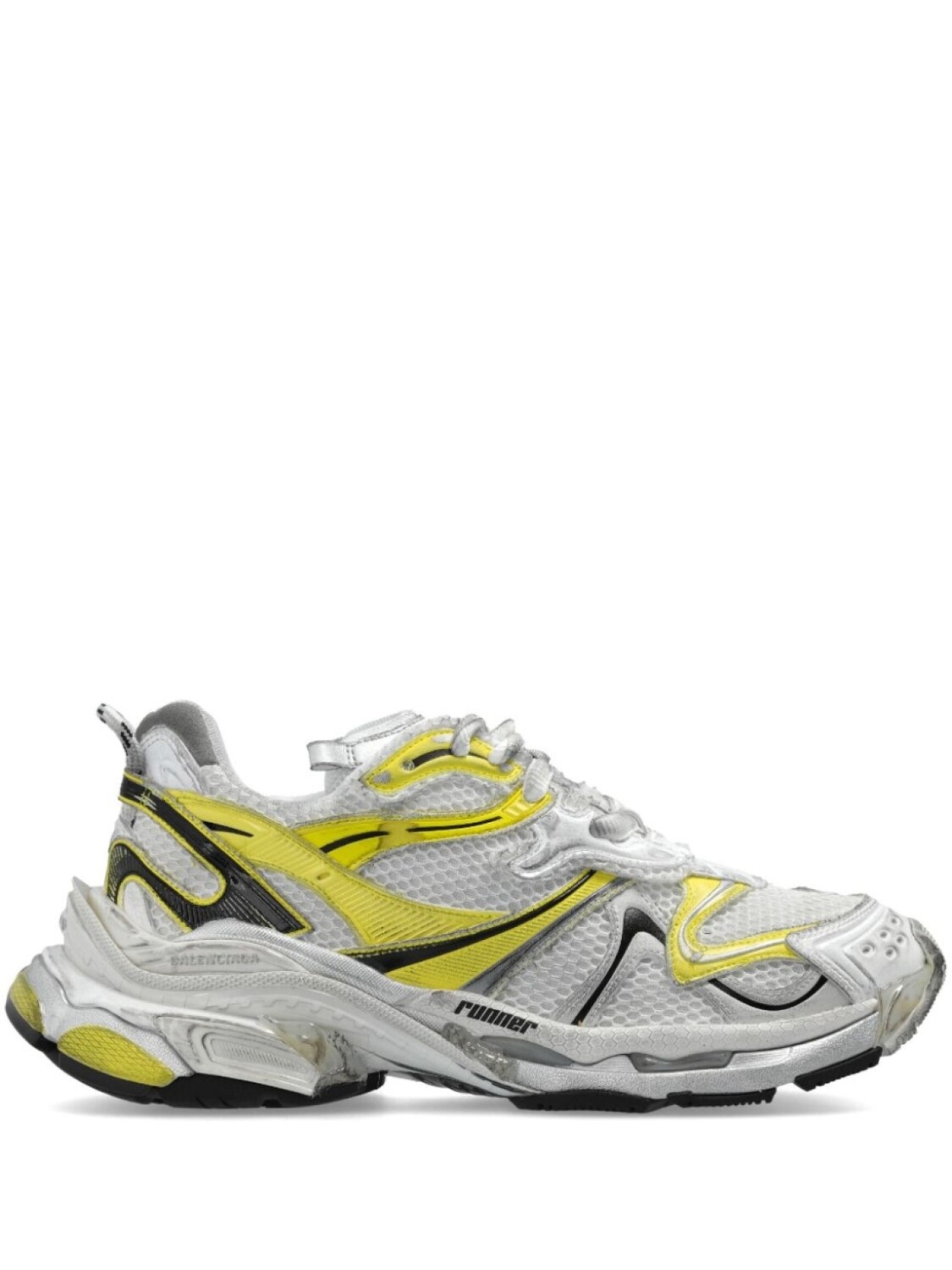 

Balenciaga кроссовки Runner 2.0 со вставками, белый