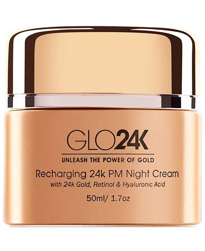 

Регенерирующий ночной крем 24K PM, 1,7 унции Glo24K