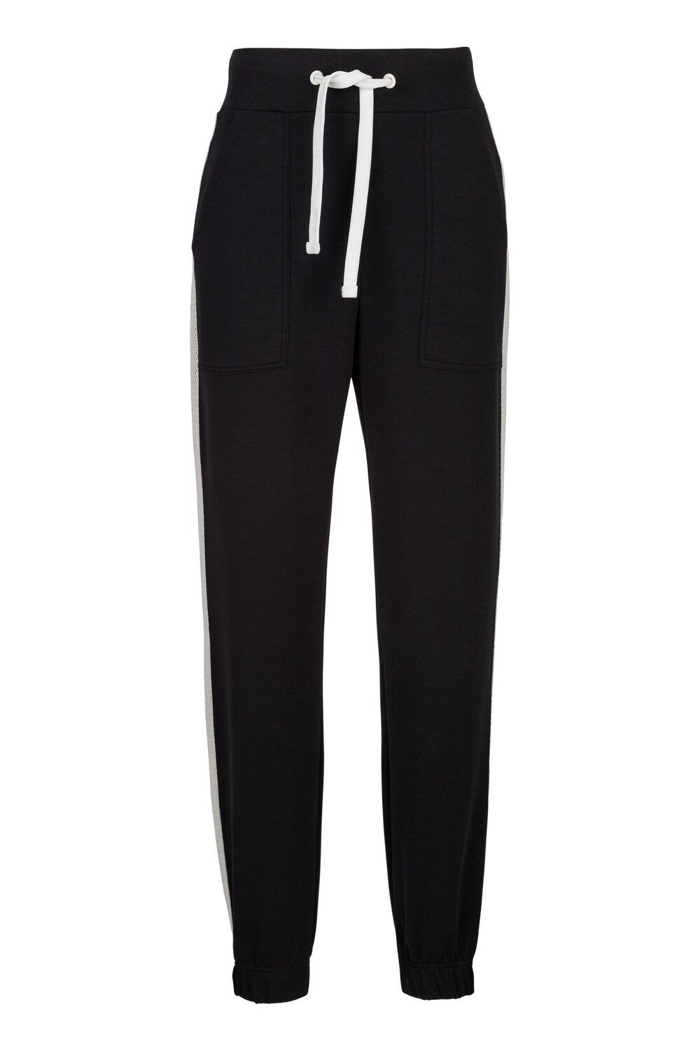 

Брюки Rich & Royal Jogginhose mit Kontrastfabenen Kordelzug, черный