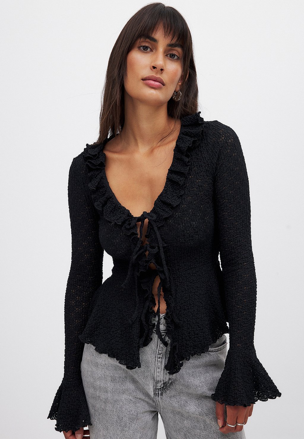 

Блуза NA-KD, черный