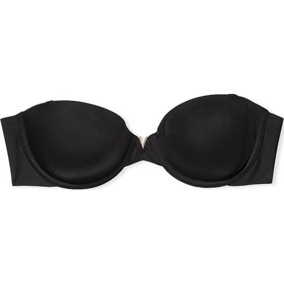 

Бюстгальтер BARE с тонкими съёмными бретелями Obsidian Victoria's Secret, цвет Obsidian/Obsidian