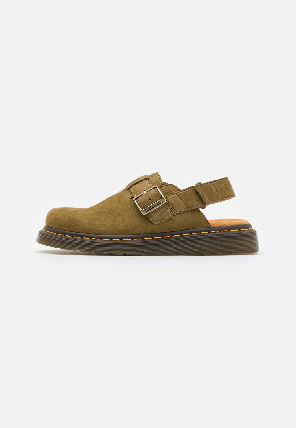 

Тапочки Jorge Unisex Dr. Martens, цвет muted olive