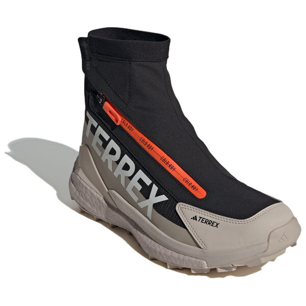 Кроссовки terrex free hiker 2 cold.rdy gore-tex 'wonder beige core black semi impact orange' Adidas, бежевый — фото 3