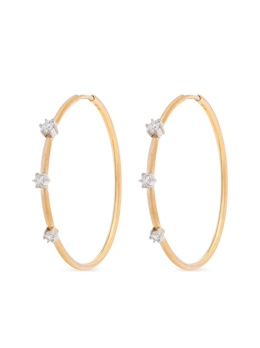

Серьги Plié Two-Tone Penelope из желтого золота 18 карат с бриллиантами Jade Trau, золотой