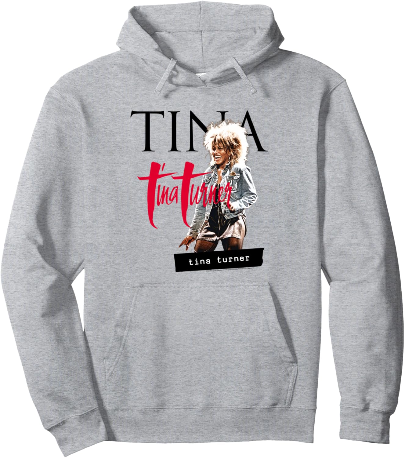 

Толстовка с несколькими логотипами Тины Тернер Tina Turner, серый