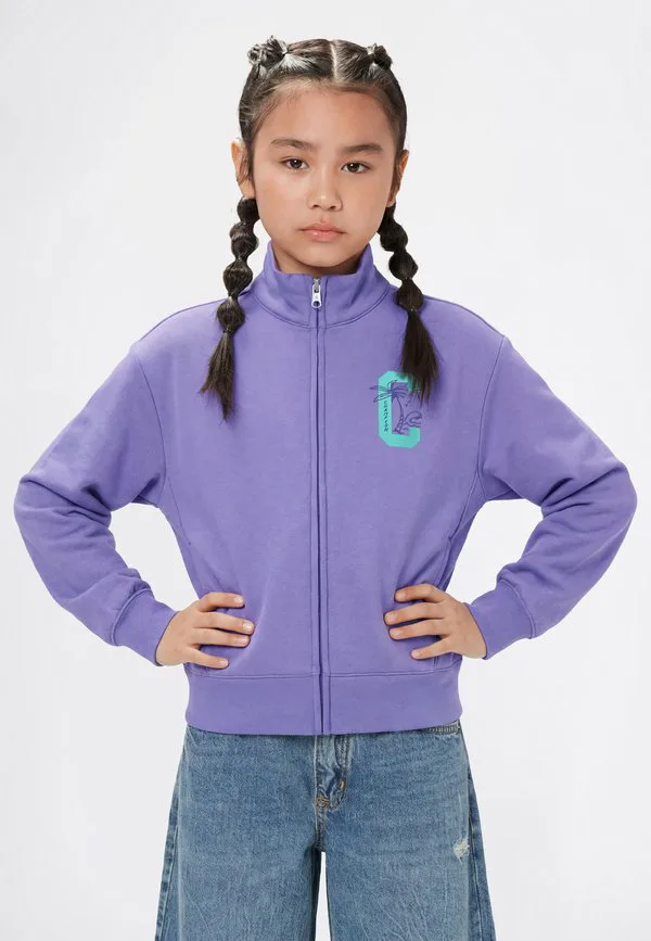 Толстовка на молнии с графическим принтом от магазина Champion, Lilac — фото 3