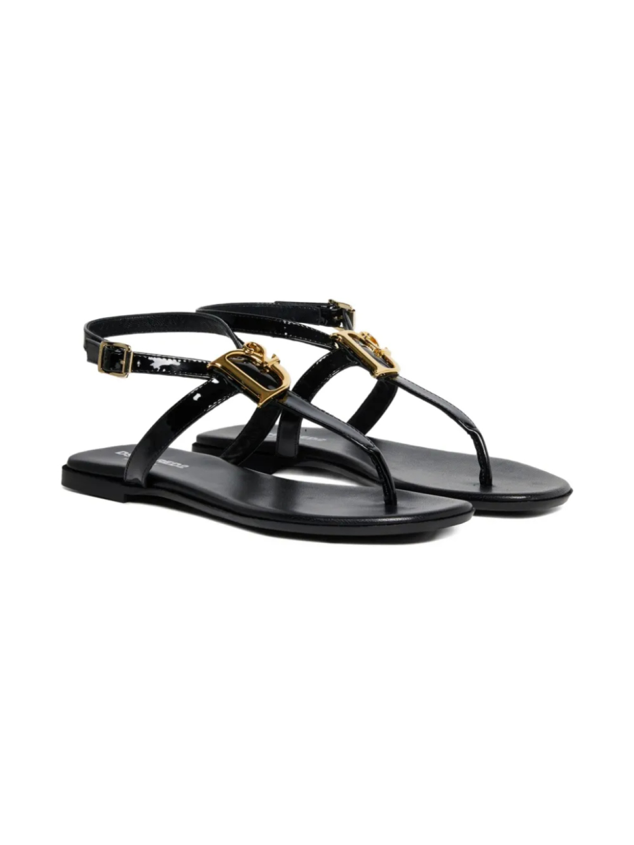 

DSQUARED2 KIDS кожаные сандалии, черный
