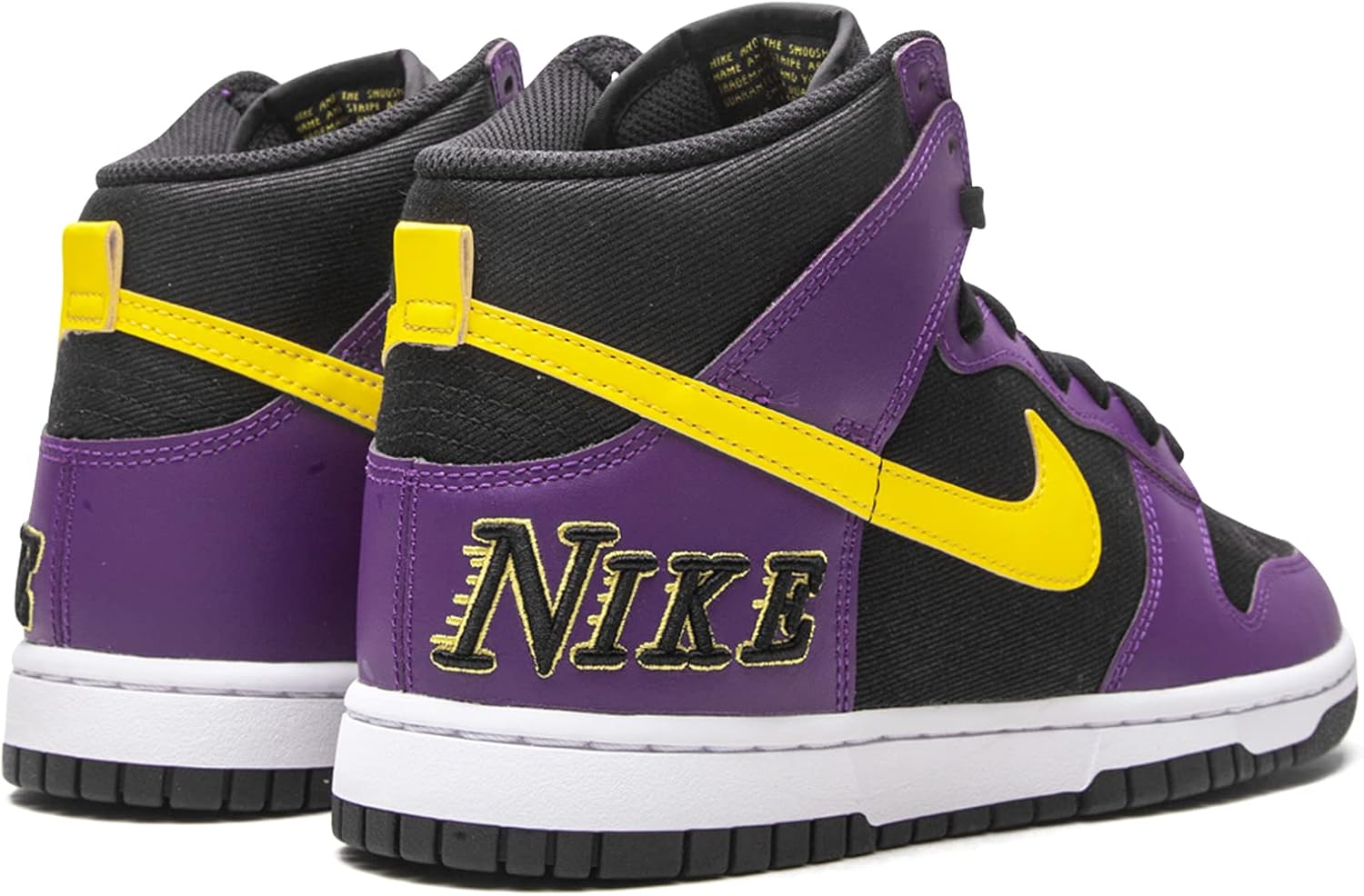 Кроссовки Nike Dunk High 1985 - Summit White / Barely Rose / University Red, Purple — фото 3