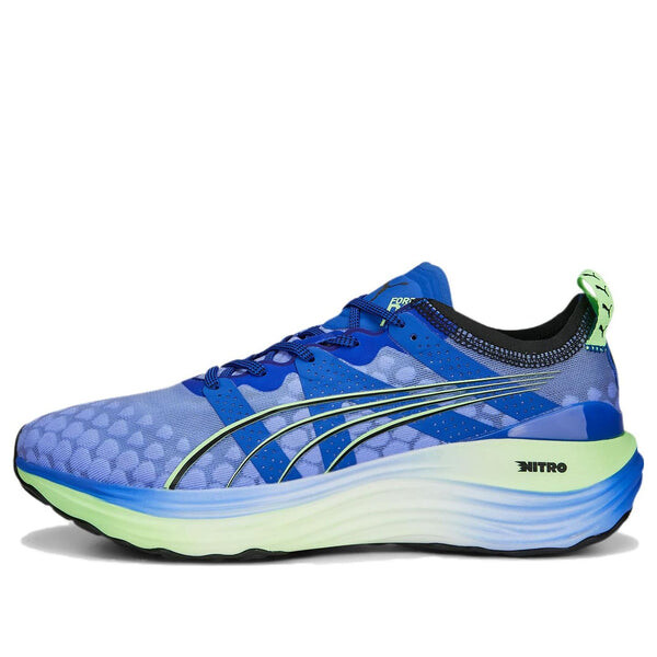 

Кроссовки foreverrun nitro 'royal sapphire fizzy lime' Puma, синий
